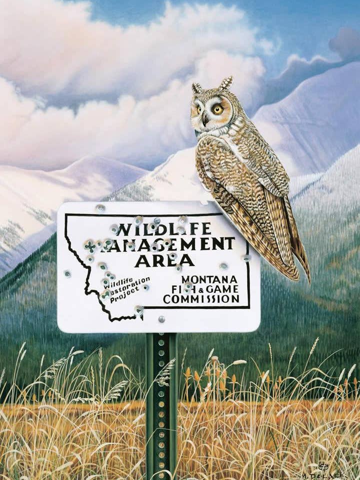 Hibou à longues oreilles - Carte-note pour la vente par Frame of Mind