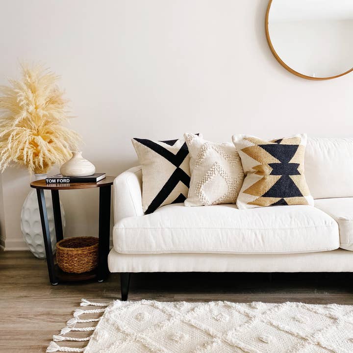 Busa Designs – wholesale Prydnadskuddfodral – Modern kuddfodral i sydväststil – Neutral aztekisk design