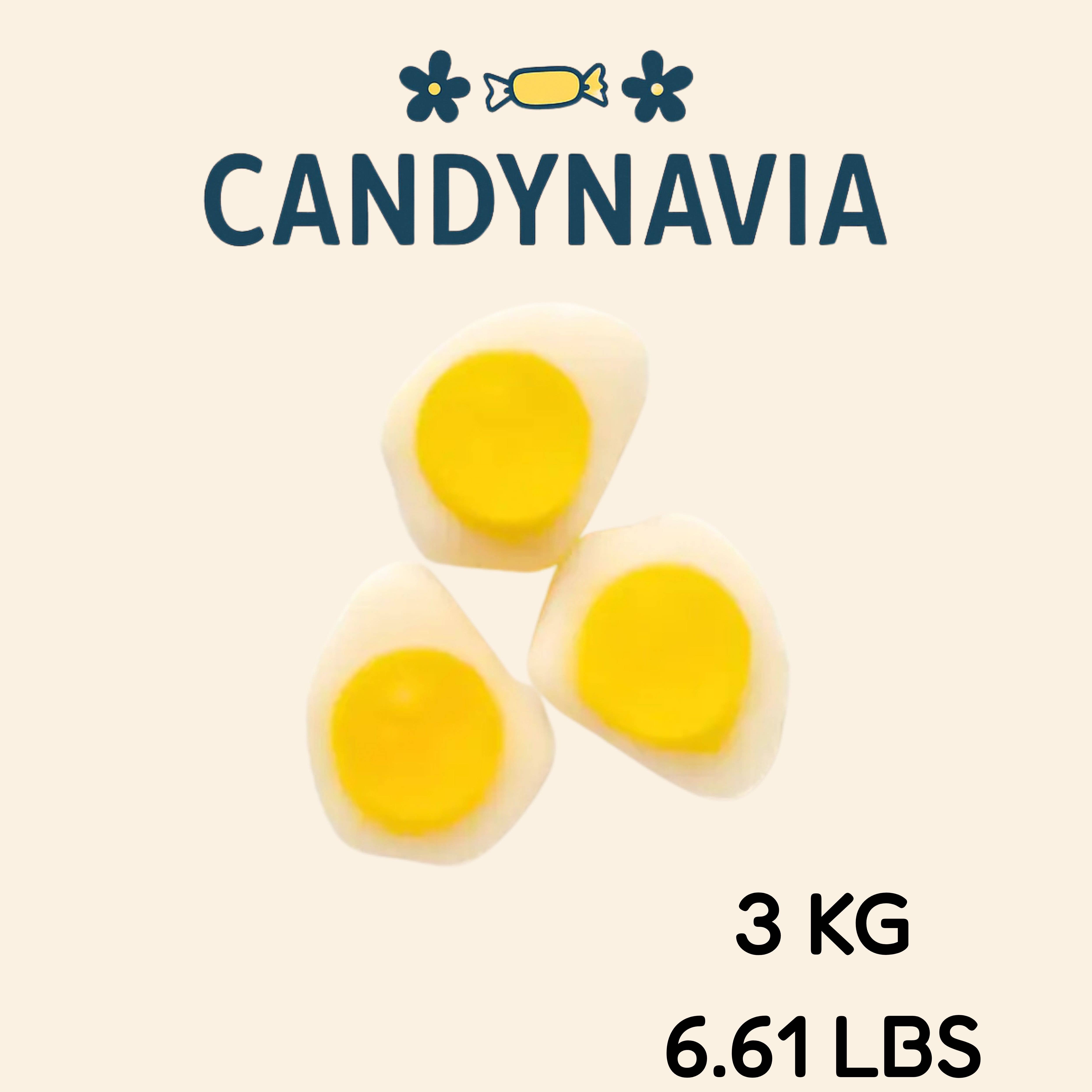 Candynavia - Wholesale Gummy - Swedish Candy - Mini Fried Eggs1