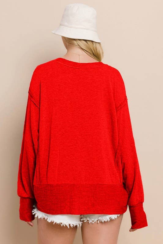 Oddi - Venta al por mayor Sudadera estampada - Mujer - Sudadera Plus Baby French Terry Solid State5