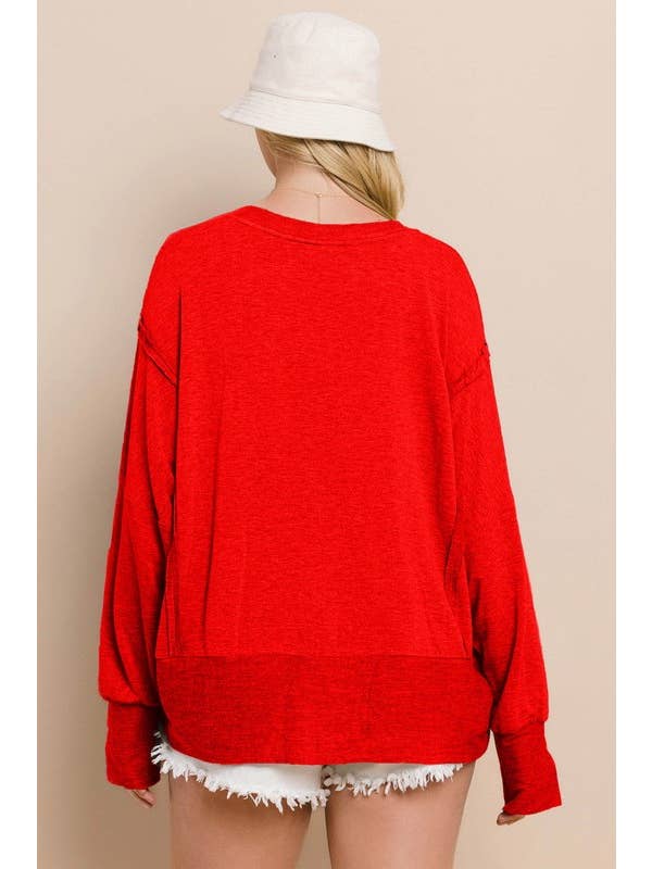 Oddi - Venta al por mayor Sudadera estampada - Mujer - Sudadera Plus Baby French Terry Solid State5