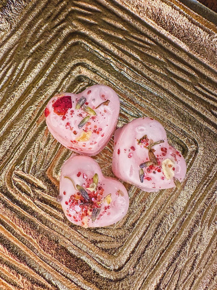 Self Love Wax Melts with Roses for wholesale by Saje and Luna