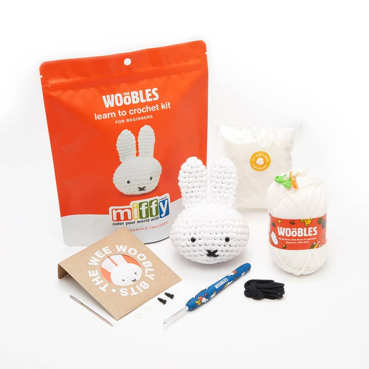 The Woobles - Wholesale Knitting/Crochet Supplies - Miffy Beginner Crochet Kit