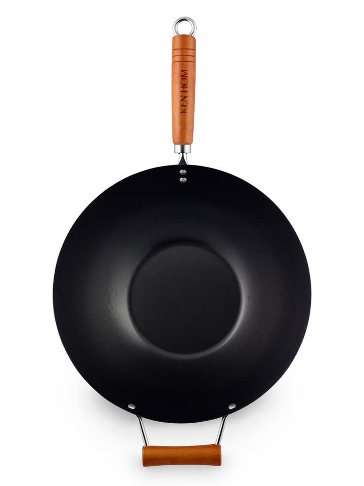Ken Hom Classic Carbon Steel Non-Stick Wok for wholesale by DK Household Brands (Zyliss, Cole & Mason, AdHoc, SwissMar, Culinare, Ken Hom)