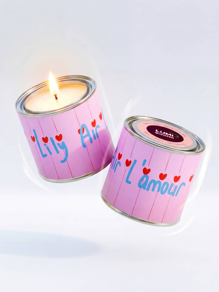 Tin Krukke Sojavokslys | Lily Air | Blomsterfrisk for engroshandel hos Bodi Candle