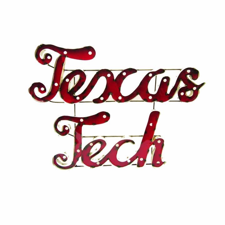 30"x30"x9" Texas Tech riciclato illuminato per la vendita all'ingrosso da parte di Lrt Sales LLC