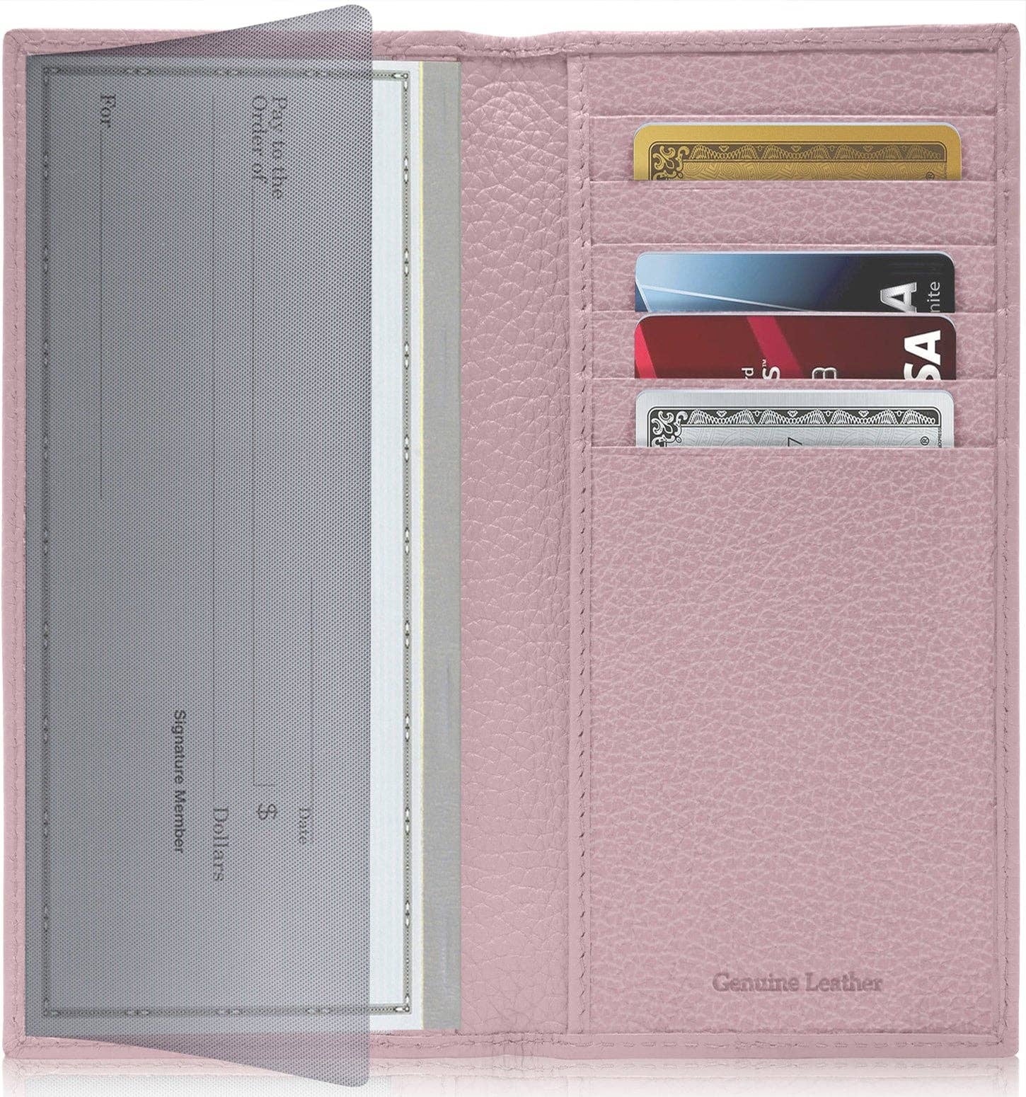 Access Denied Accessories - Wholesale Wallet - Unisex - Genuine Leather Checkbook Cover For Women &Men RFID Blocking48
