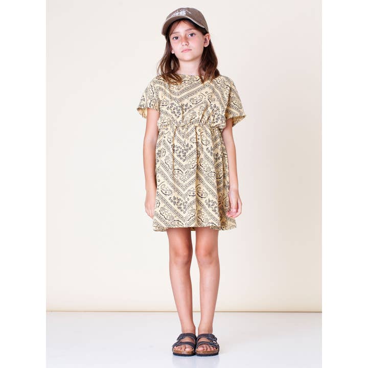 Bandana Print Dress S33023 for wholesale by Tocoto Vintage