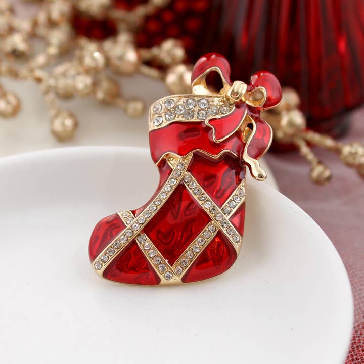 Vintage Stocking Pin/Pendant for wholesale by Seasons Jewelry