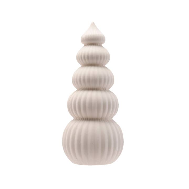 Ceramic 20cm LED Light Up Christmas Tree for wholesale by WIDDOP and Co.