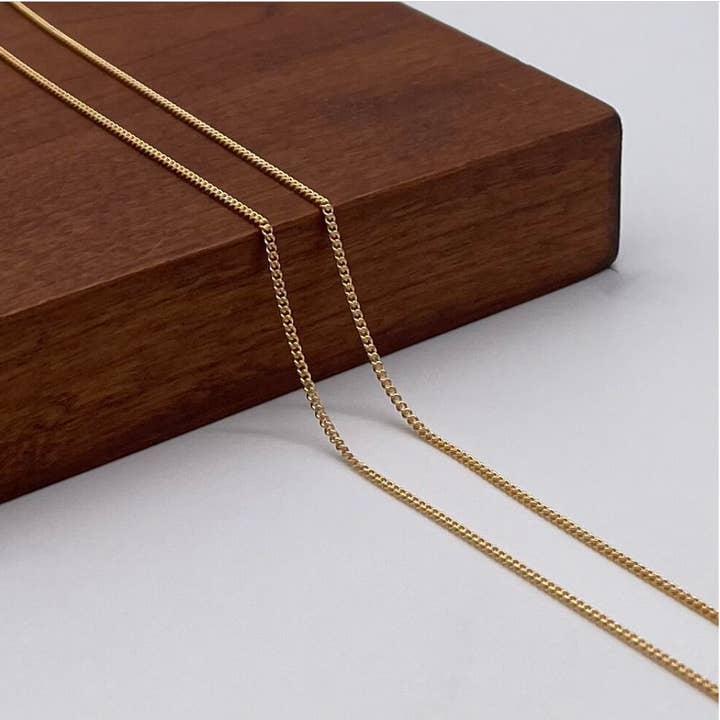 Cali Findings - Venta al por mayor Collares de cadenas y eslabones - Collar con cadena eslabonada en oro de 14 quilates de Cali Findings, Layeri