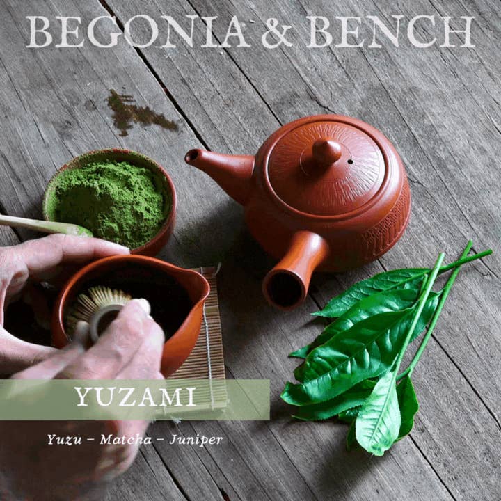 Yuzami™ - 9oz. Amber Jar Candle - By Begonia & Bench® for wholesale by Begonia & Bench