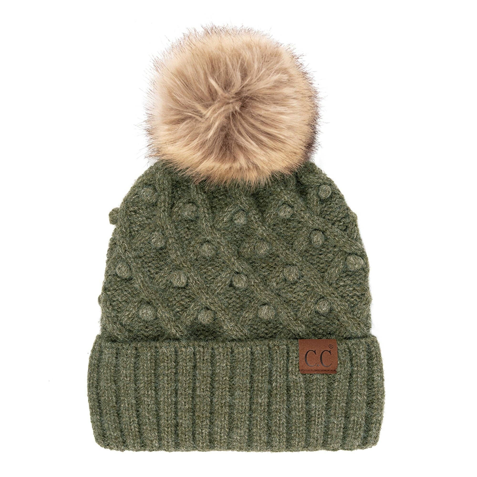Truly Contagious – wholesale Mössa - Dam – CC Crafted Pom Detalj Mössa (HAT-3836)7