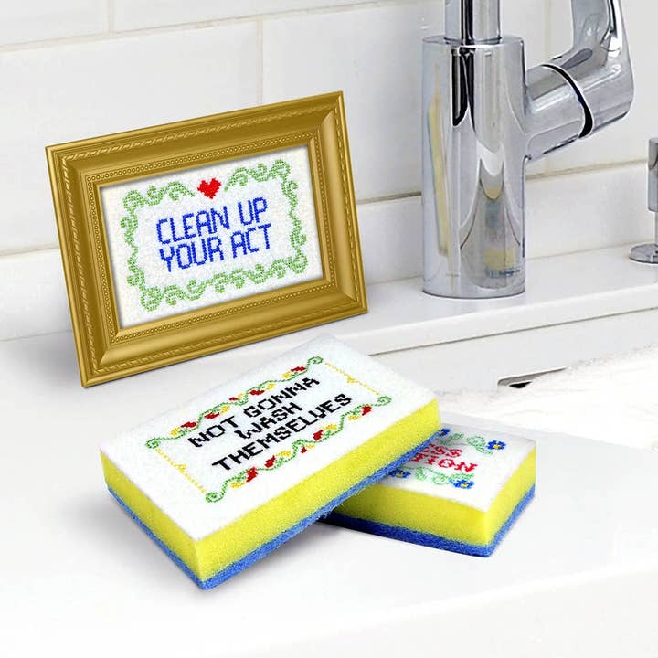 Fred & Friends - Wholesale Cleaning Sponge - Subversive Sponges - Rated PG3