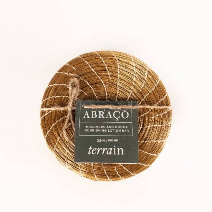 TERRAIN BRAZILIAN BOTANICALS - Wholesale Solid Lotion - ABRAÇO Nourishing Lotion Bar with Murumuru and Cocoa5