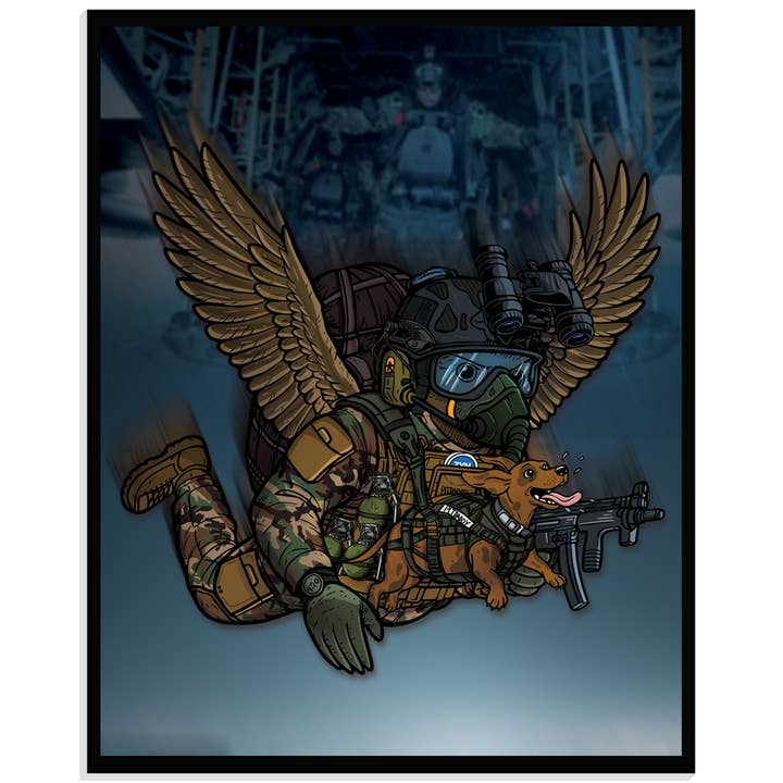 Impresión en acrílico de águila para venta al por mayor de Platoon Daddy LLC