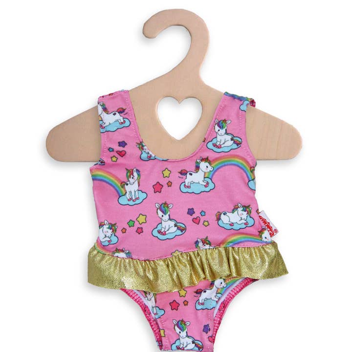 Costume da bagno Unicorn Henri Doll, piccolo, taglia 28-35 CM per la vendita all'ingrosso da parte di Heless