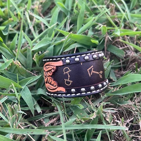 Leather Cuff Bracelets for wholesale by Rafter T Ranch Company