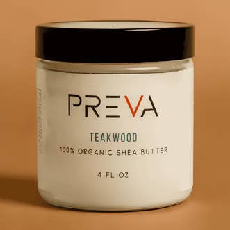 Body Butter + Teakwood for wholesale by Preva Body