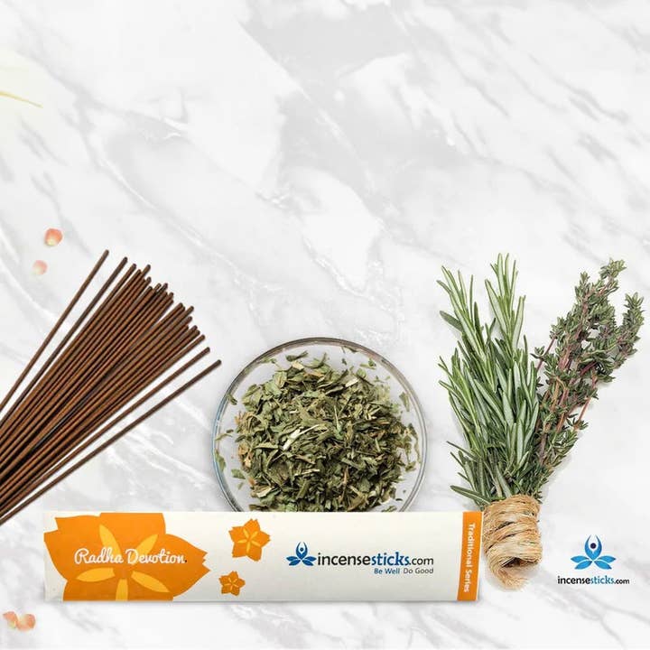 Radha Devotion Incense 8" 10 Sticks for wholesale by Incense Sticks