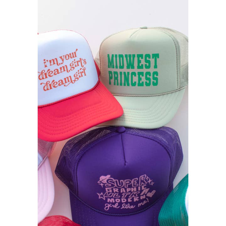 Space 46 Wholesale - Wholesale Trucker Hat - Women's - Chappell Roan Midwest Princess Trucker Hat1