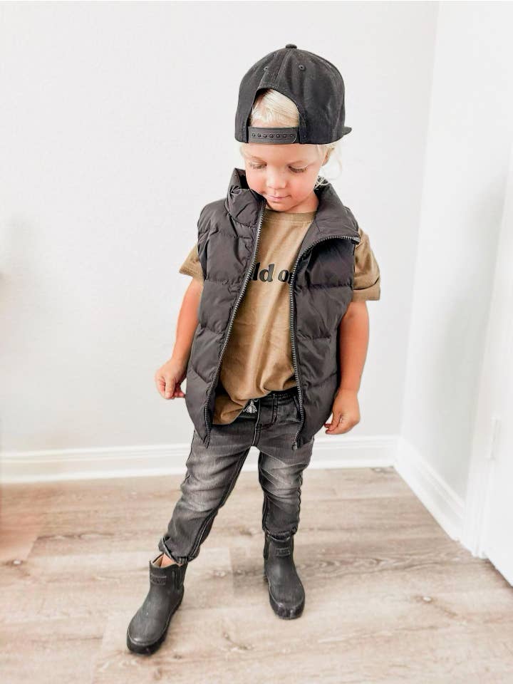 AK CLOTHING COMPANY, LLC - Wholesale Screen Printed T-Shirt - Kids - Wild One Graphic tee2