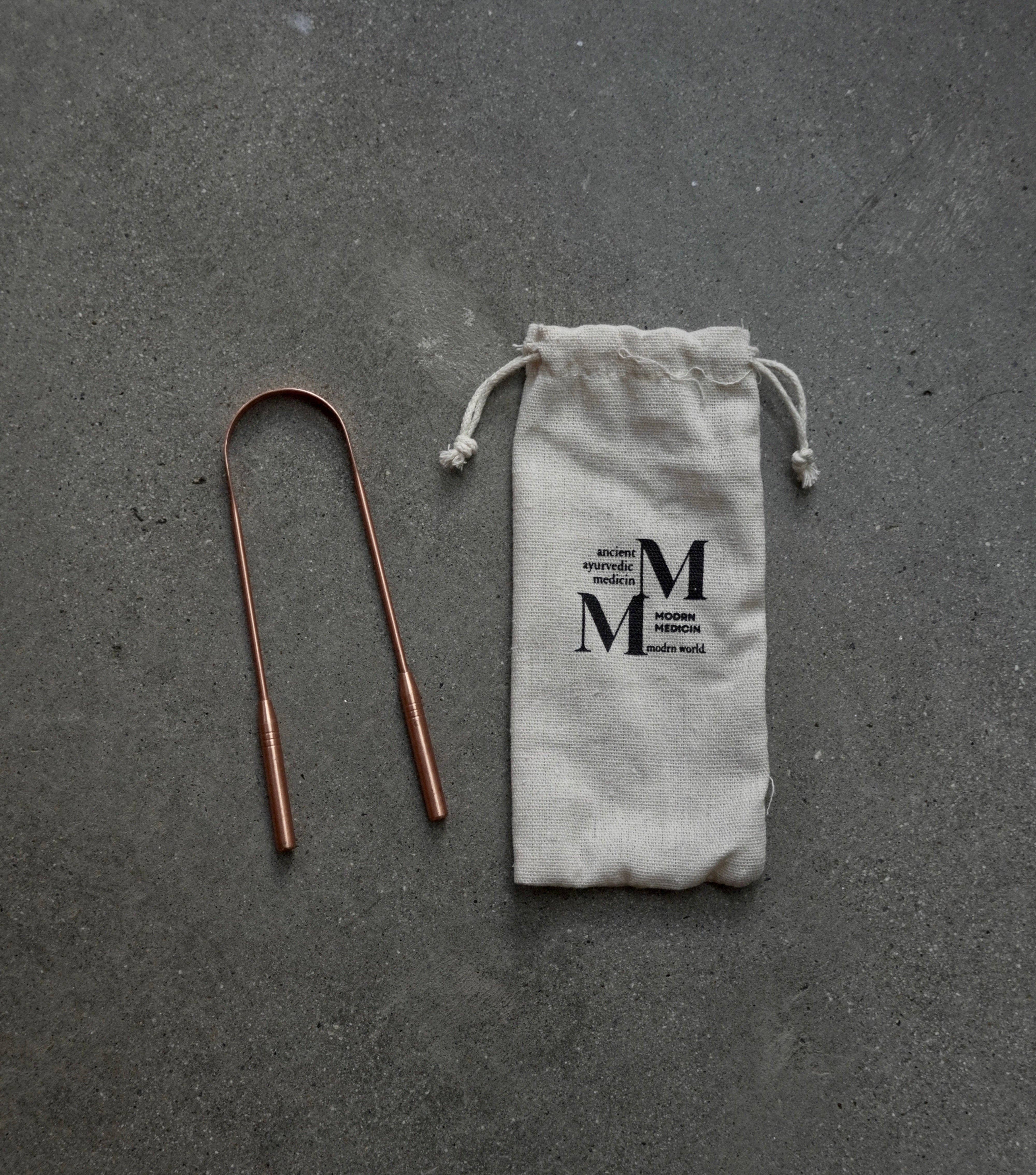 Modrn Medicin – wholesale Tongue scraper – Retail: Pure Copper Tongue Scraper2