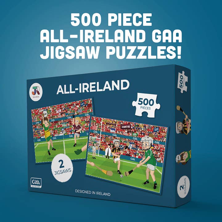 JR Games - Wholesale Puzzle - Kids - All Ireland GAA 500 Piece Jigsaw Puzzle Age 10+