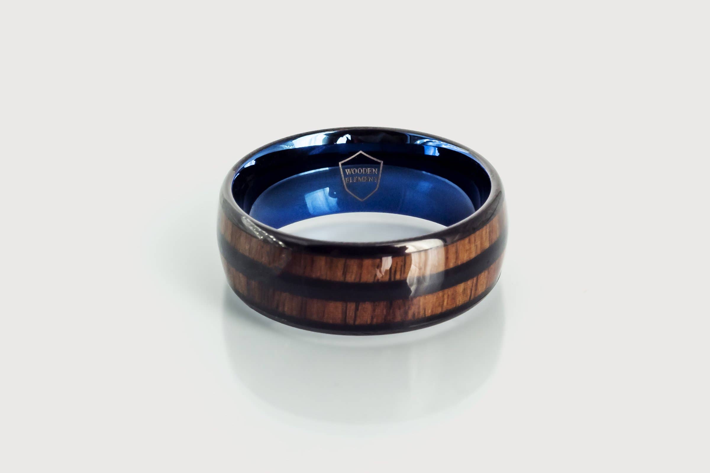 Wooden Element - Wholesale Band/Stacked Ring - Bourbon Barrel Ring1