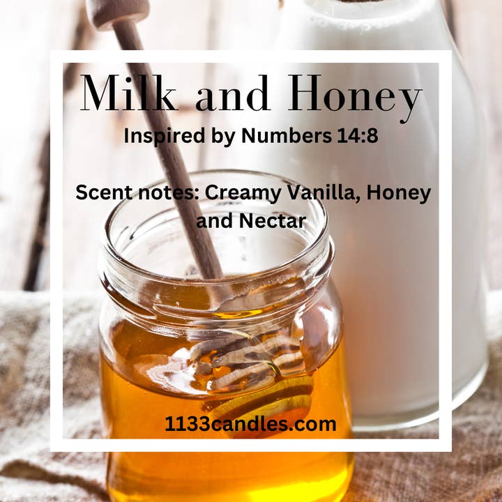 1133 Candles - Wholesale Wax Melt - Fall Scent | Milk and Honey Wax Melts | Christian Home Decor