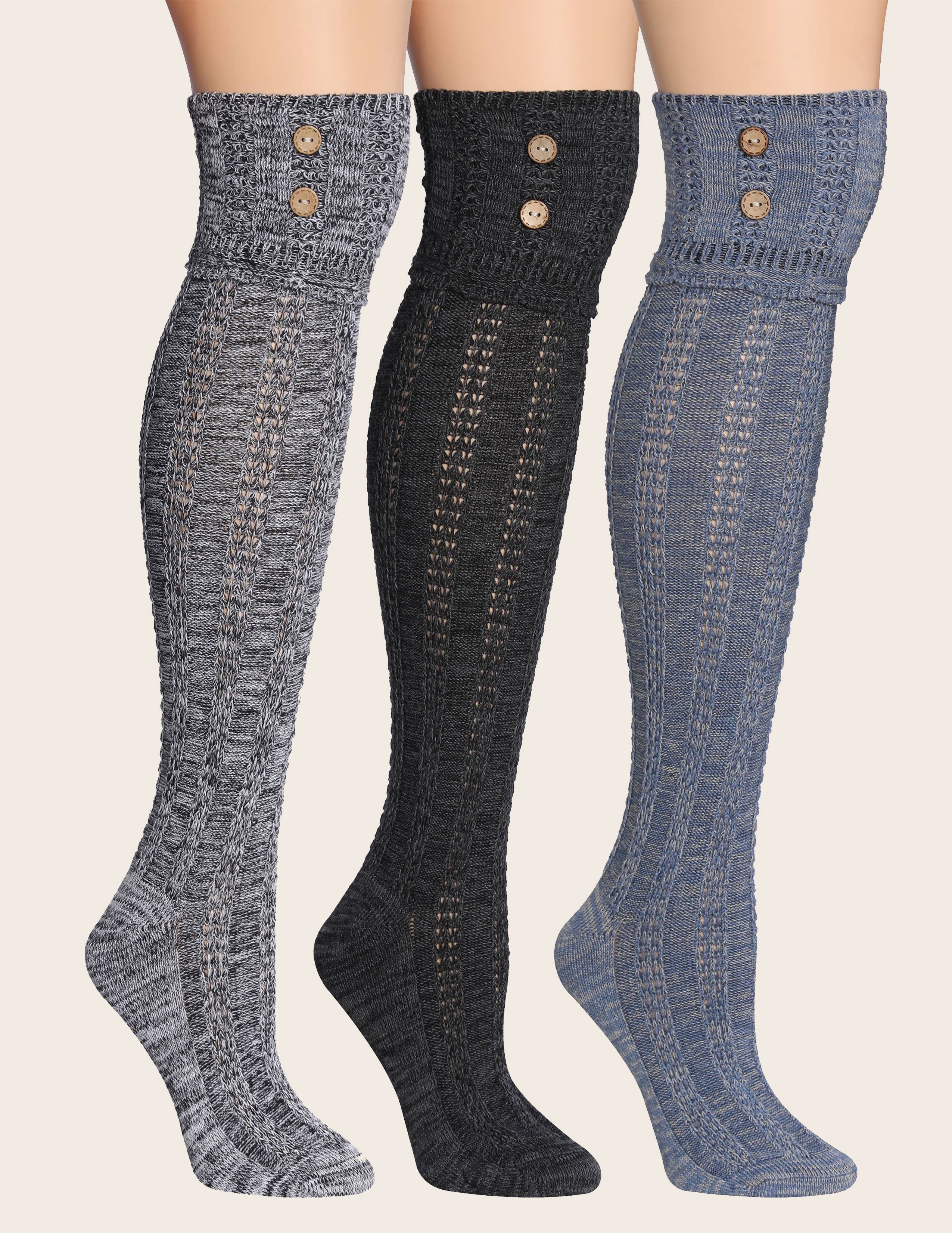 Isadora, Tipi toe, & James Fiallo – Großhandel Socken – Damen – Tipi Toe Damen warme Winter-Kniestocksocken0
