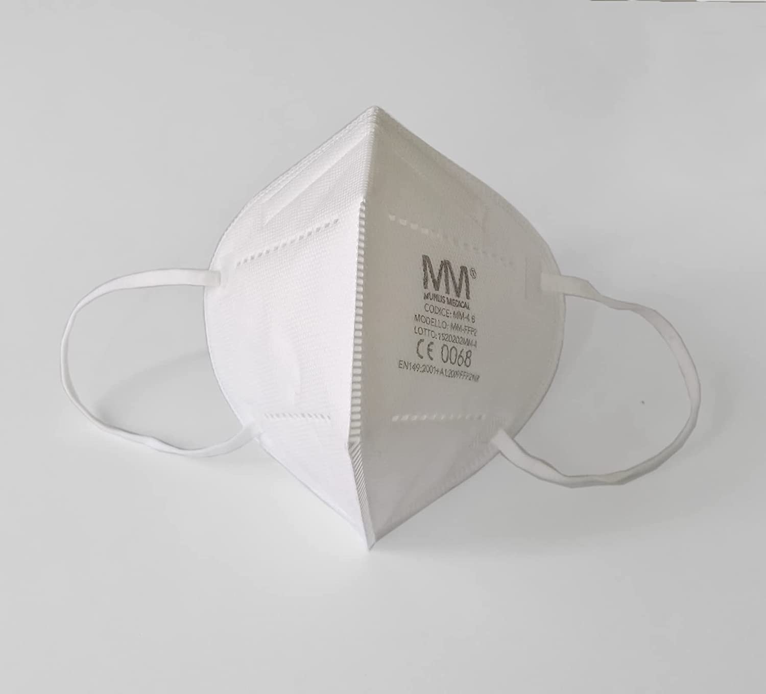 Munus Medical – wholesale Protective face mask/shield – FFP2 MM-4B RESPIRATOR - WHITE COLOR4