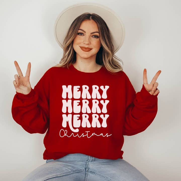 God Jul Sweatshirt, Jul Sweatshirt, Helgdagar för wholesale av Bash