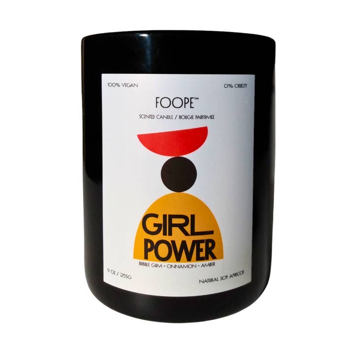 Girl Power Scented Candle 9 oz for wholesale by FOOPE