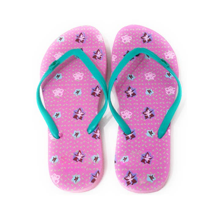 Women's Flip Flops · Florecitas Rosa T.36 · T.39-T.41 for wholesale by BRANDELIA