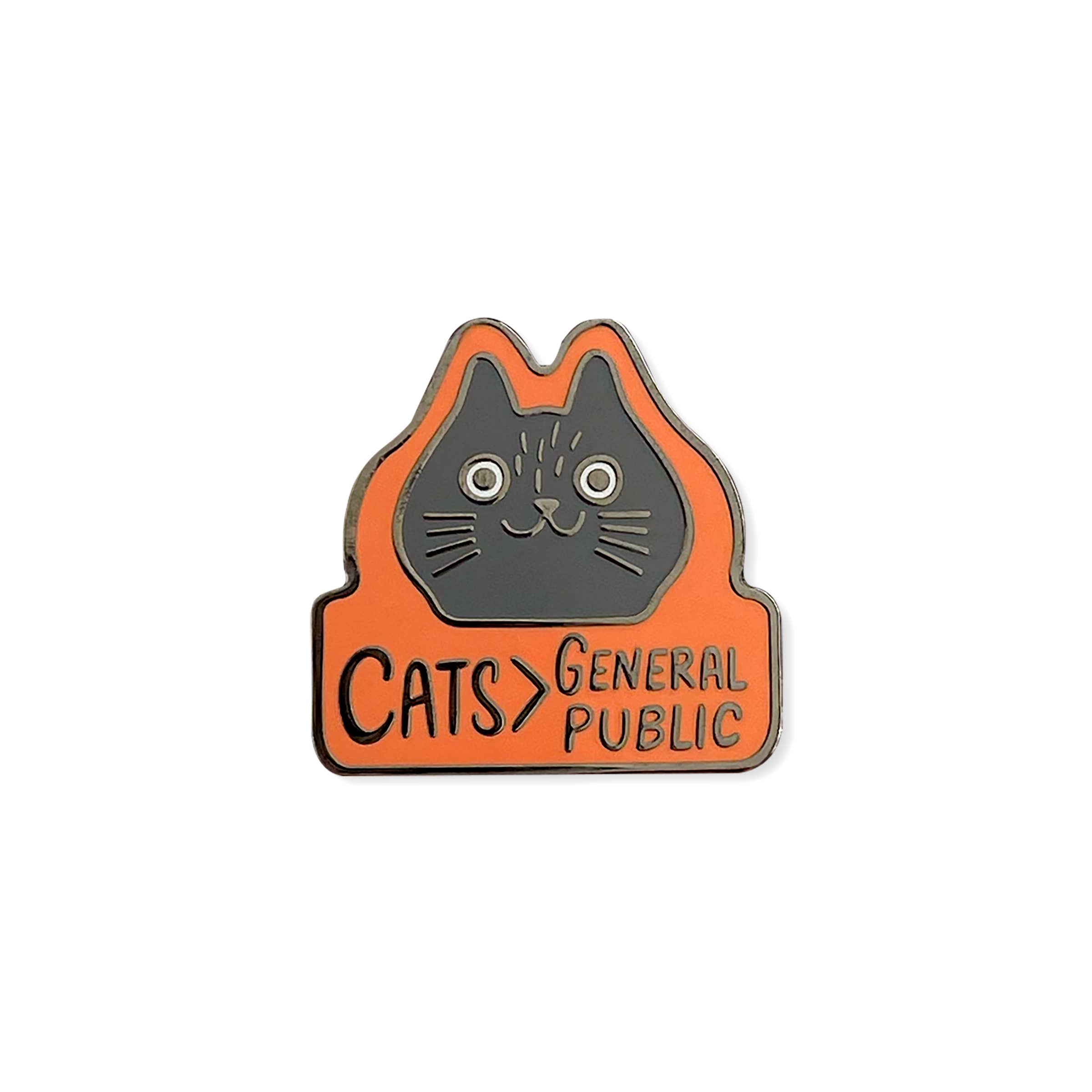 Paper Parasol Press - Wholesale Lapel Pin/Button - Cats > General Public