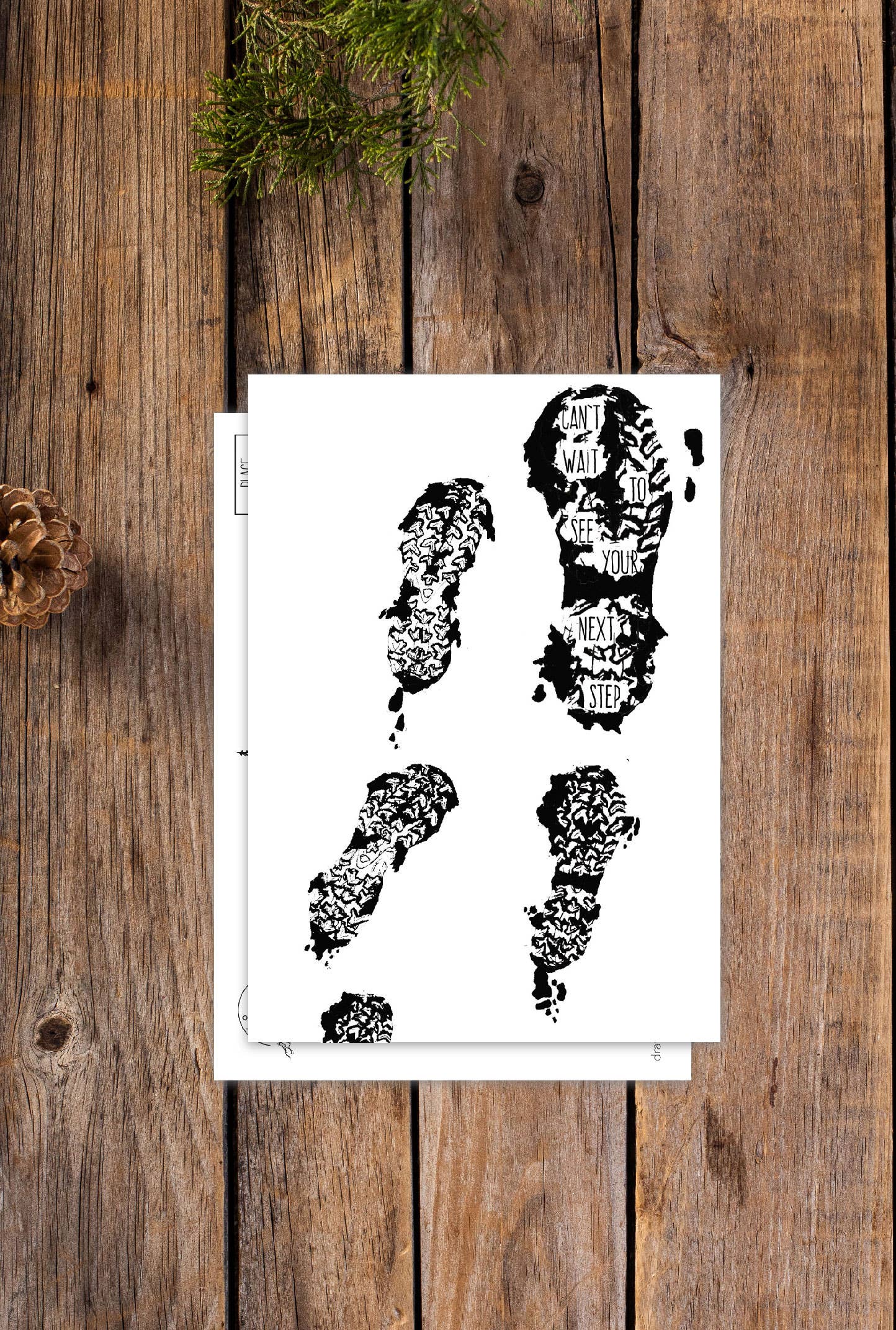 Drawn to Ecology - Wholesale Postcard - Next Steps Postcard5