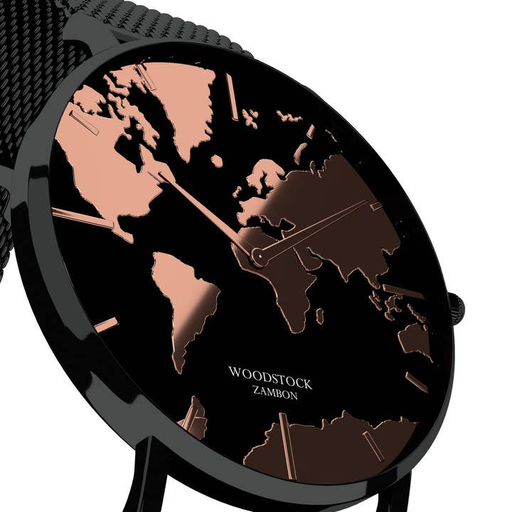 Woodstock Zambon - Venta al por mayor Reloj de pulsera - Unisex - Reloj impermeable Midnight