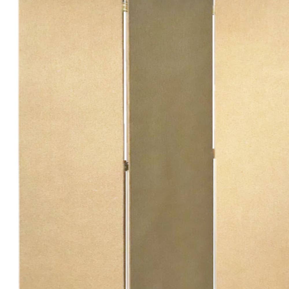 Screen Gems - Wholesale Room Divider - Soho Screen Gems 3 Panel Beige Fabric Room Divider1