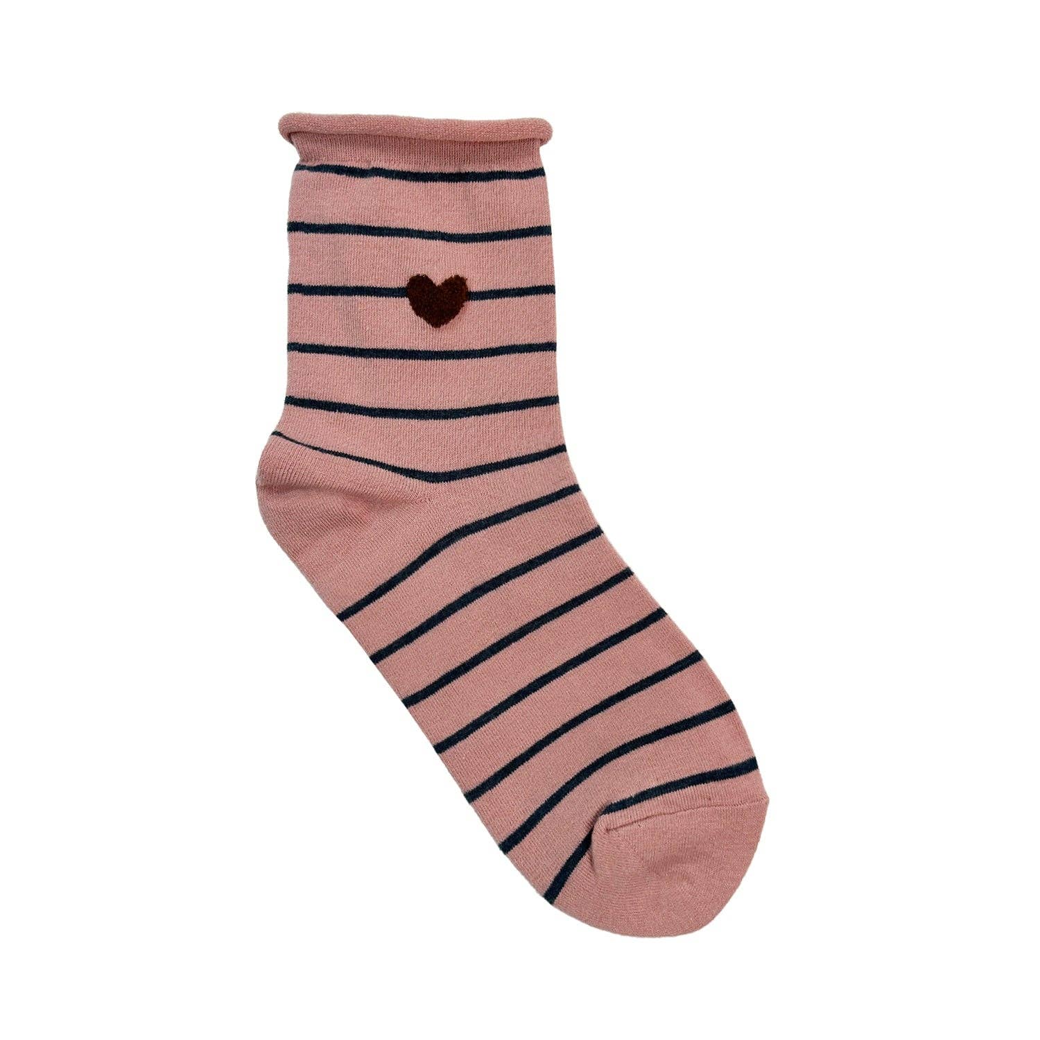 7DAYSSOCKS - Wholesale Socks - Women's - Women's Crew Rolling Heart Socks1