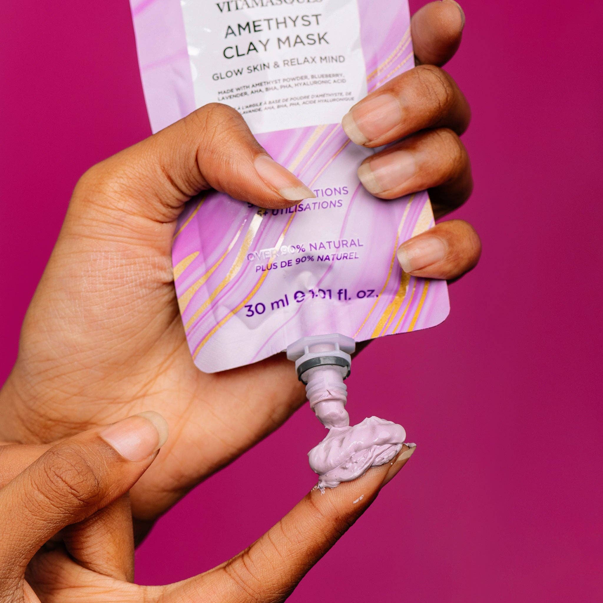 Vitamasques UK - Vendita all'ingrosso Maschera viso - Maschera Viso Argilla all'Ametista3