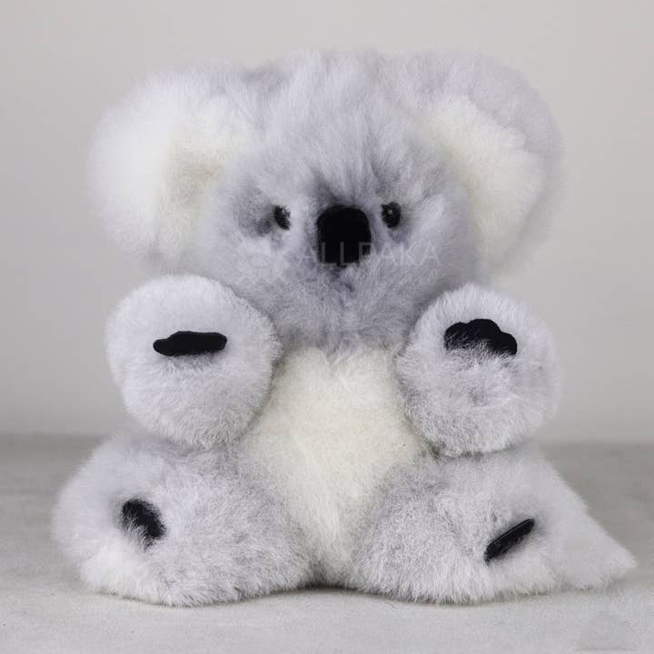 Handmade Hypoallergenic Alpaca Fur Koala Plush, 11.7 for wholesale by Allpaka