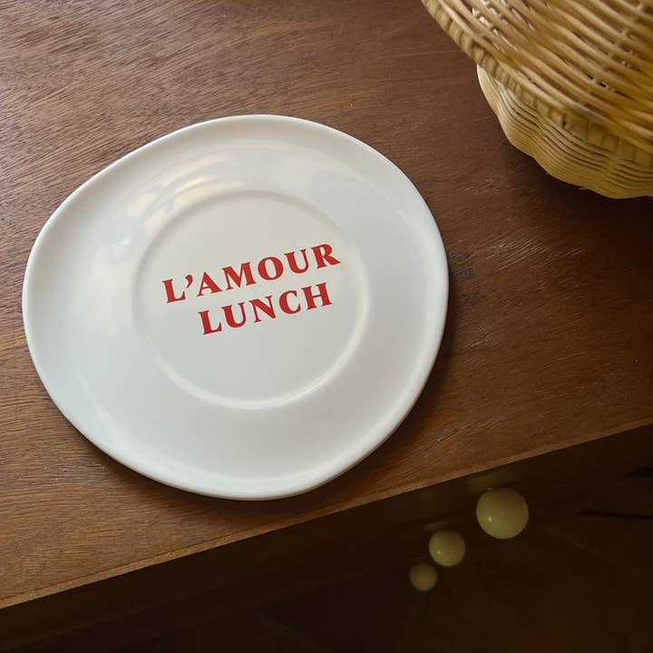 Sisi, house of style BV - Wholesale Dinner Plate - Sisi ceramic plate, L'amour lunch 0