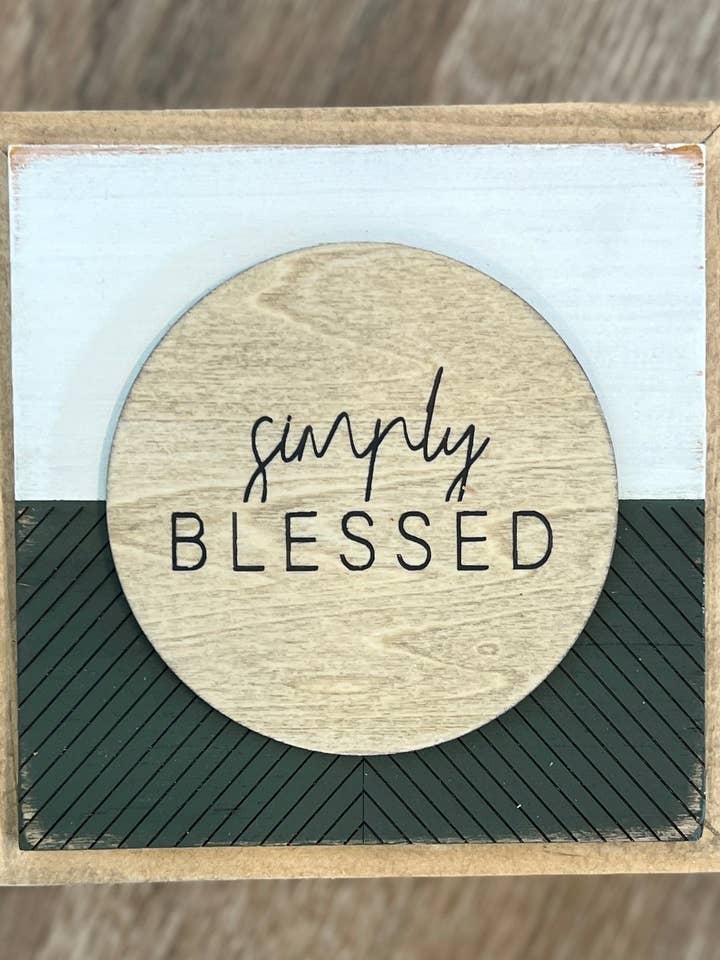 Live Blessed Sign for wholesale by Uniquely You Creative