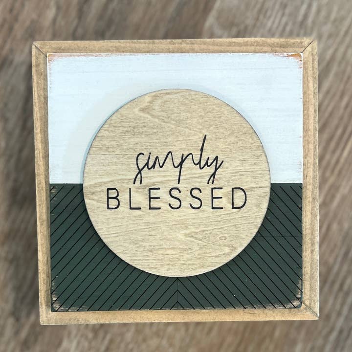 Uniquely You Creative - Wholesale Sign - Live Blessed Sign