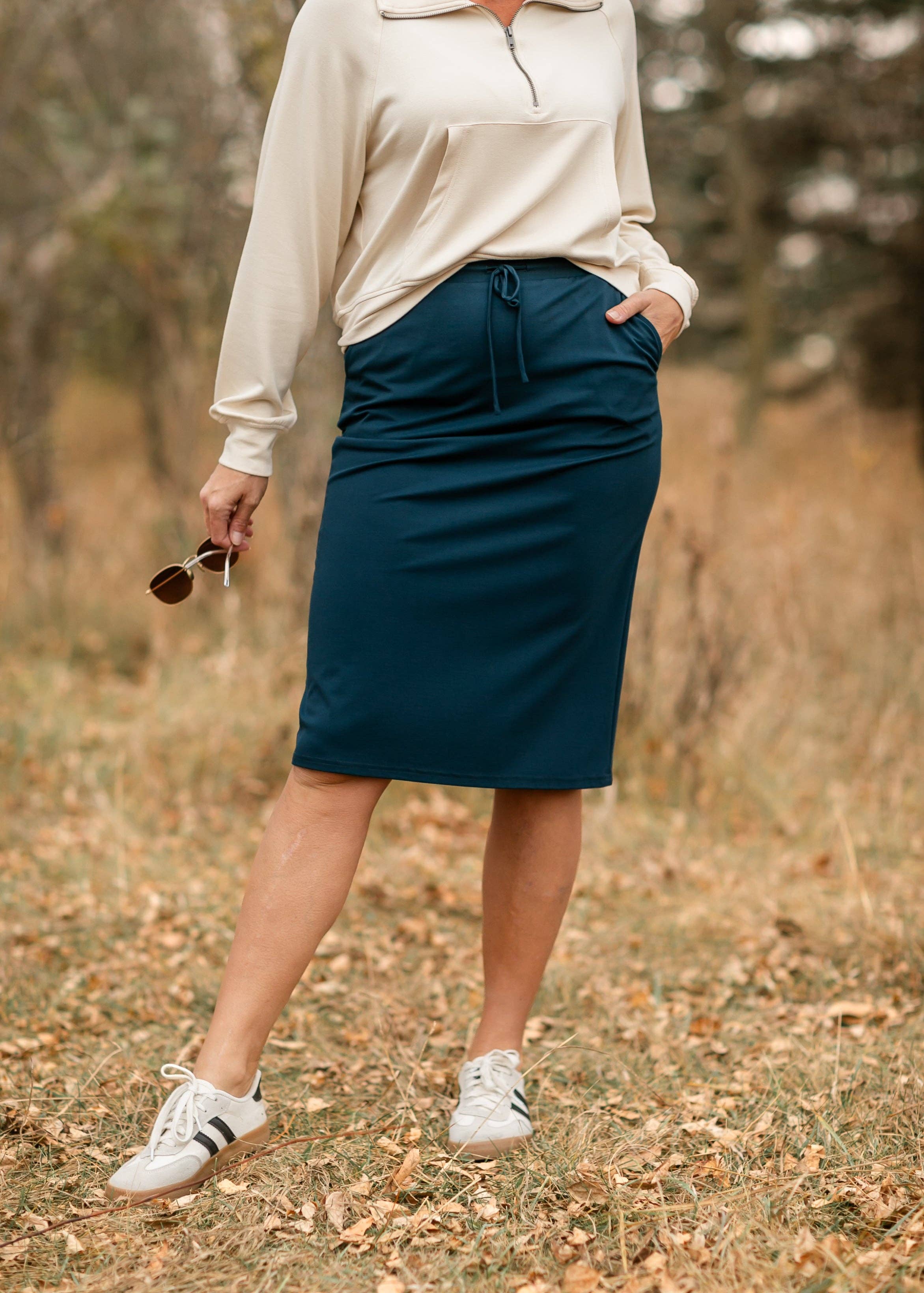 Inherit Clothing Company - Wholesale Rok - Dames - Jordan Knit midi-rok2
