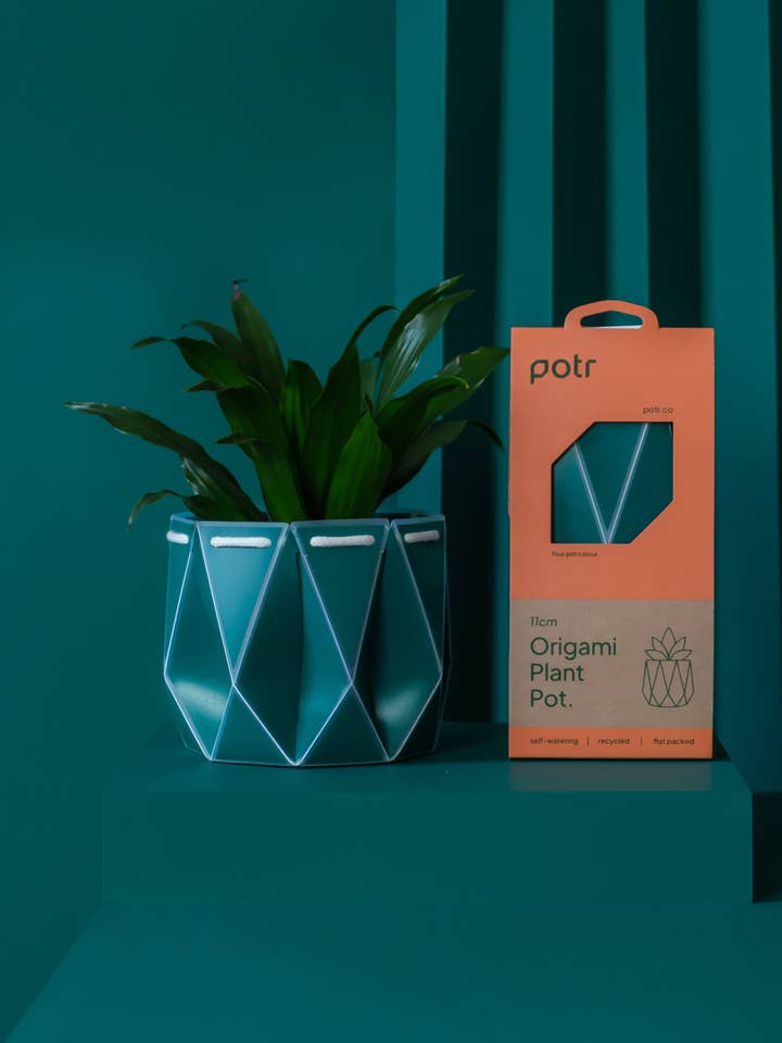 11cm Self-watering POTR | Dark Teal for wholesale by POTR