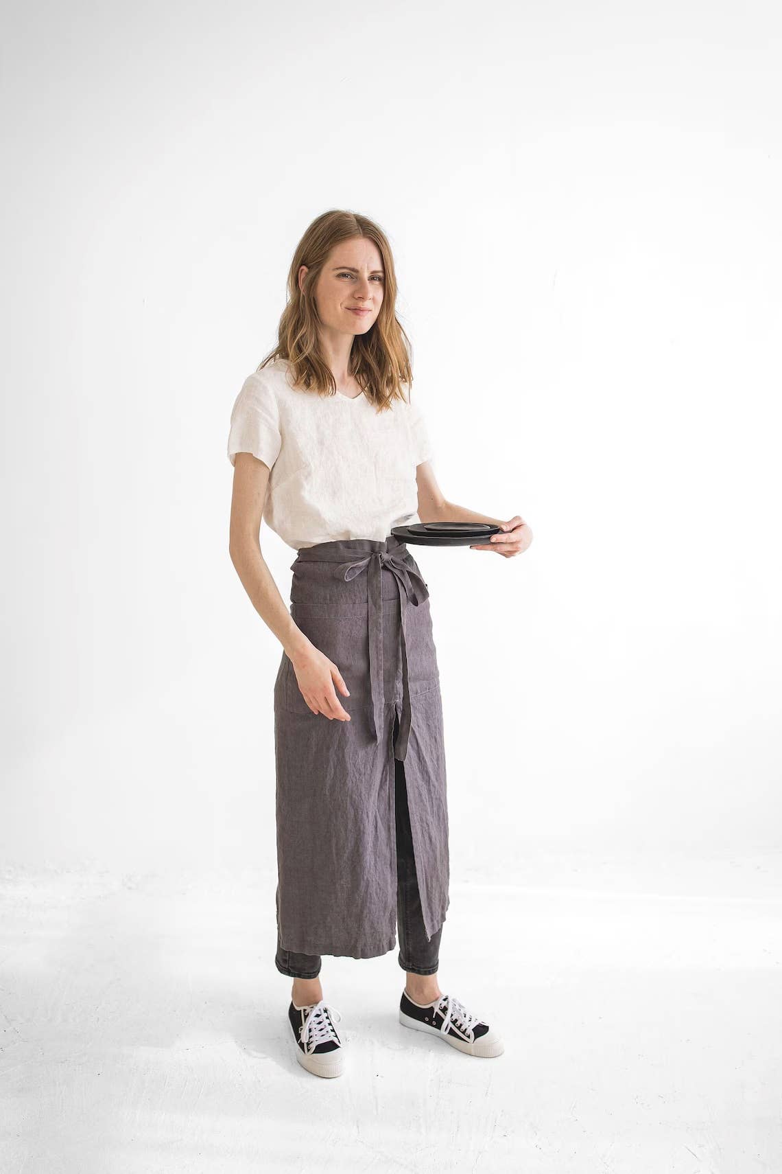 Epic Linen - Wholesale Apron - Split Leg Linen Apron0