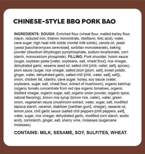 Wow Bao - Wholesale Food/Beverage Label - Wow Bao Chinese-Style BBQ Pork Bao5