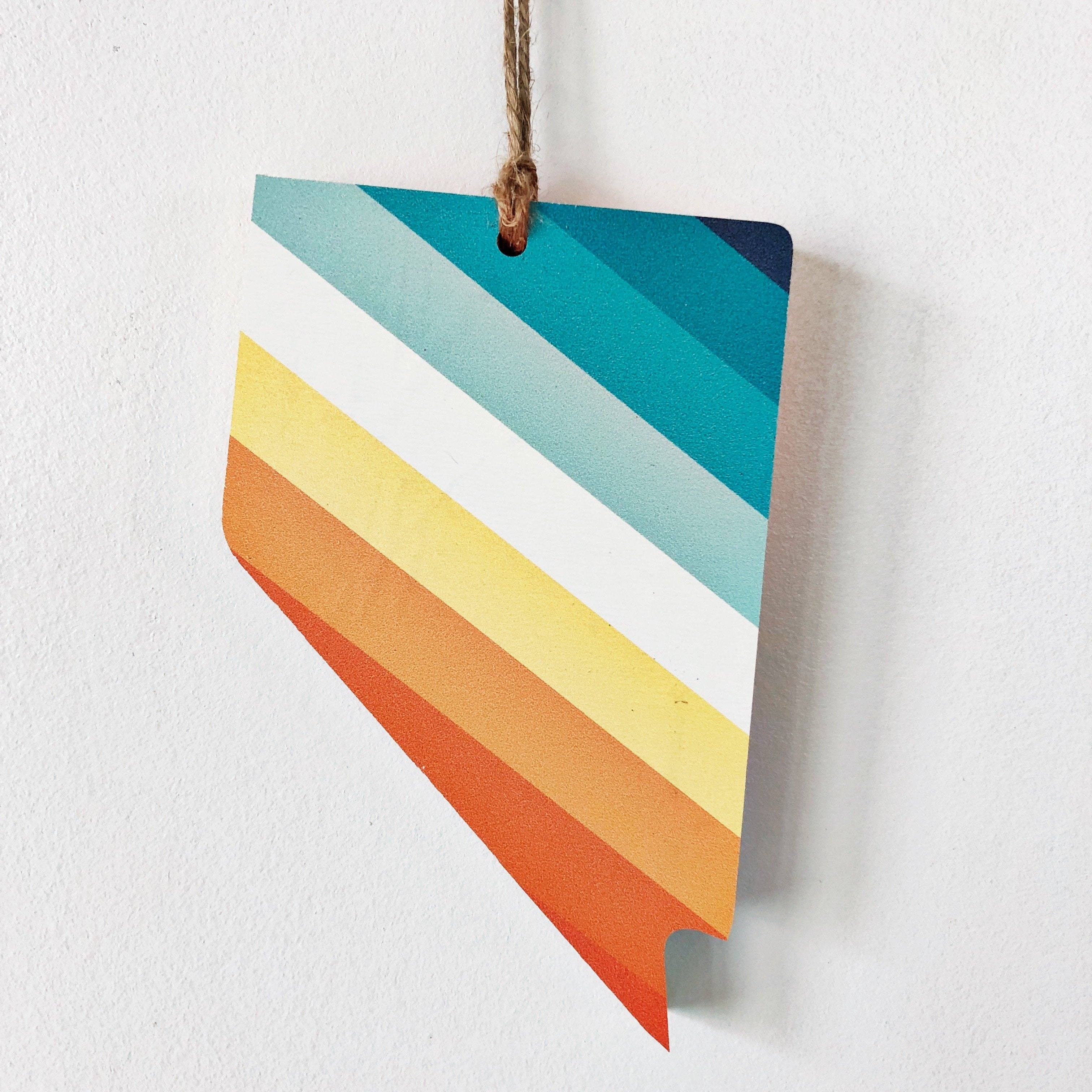 Hemlock & Heather - Wholesale Ornament - '76 Stripes State Ornaments33